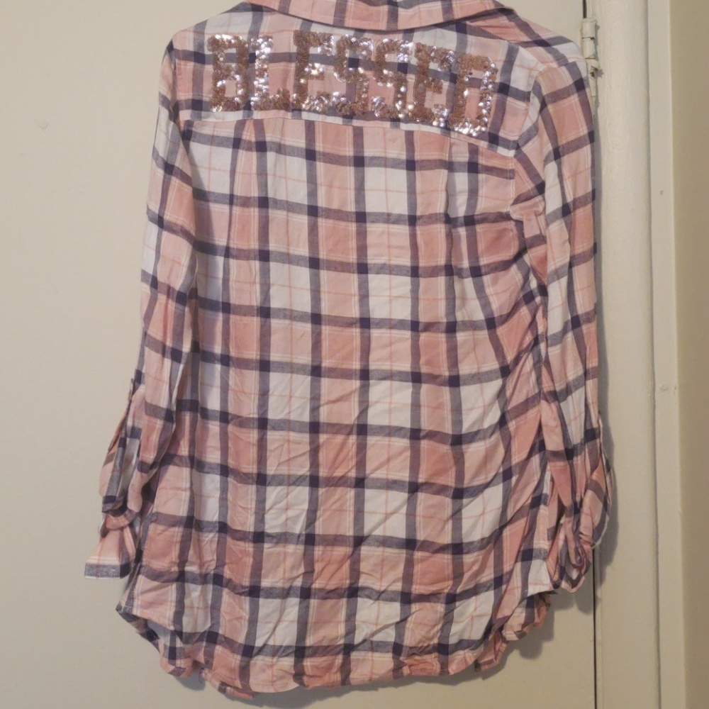 Plaid button up shirt